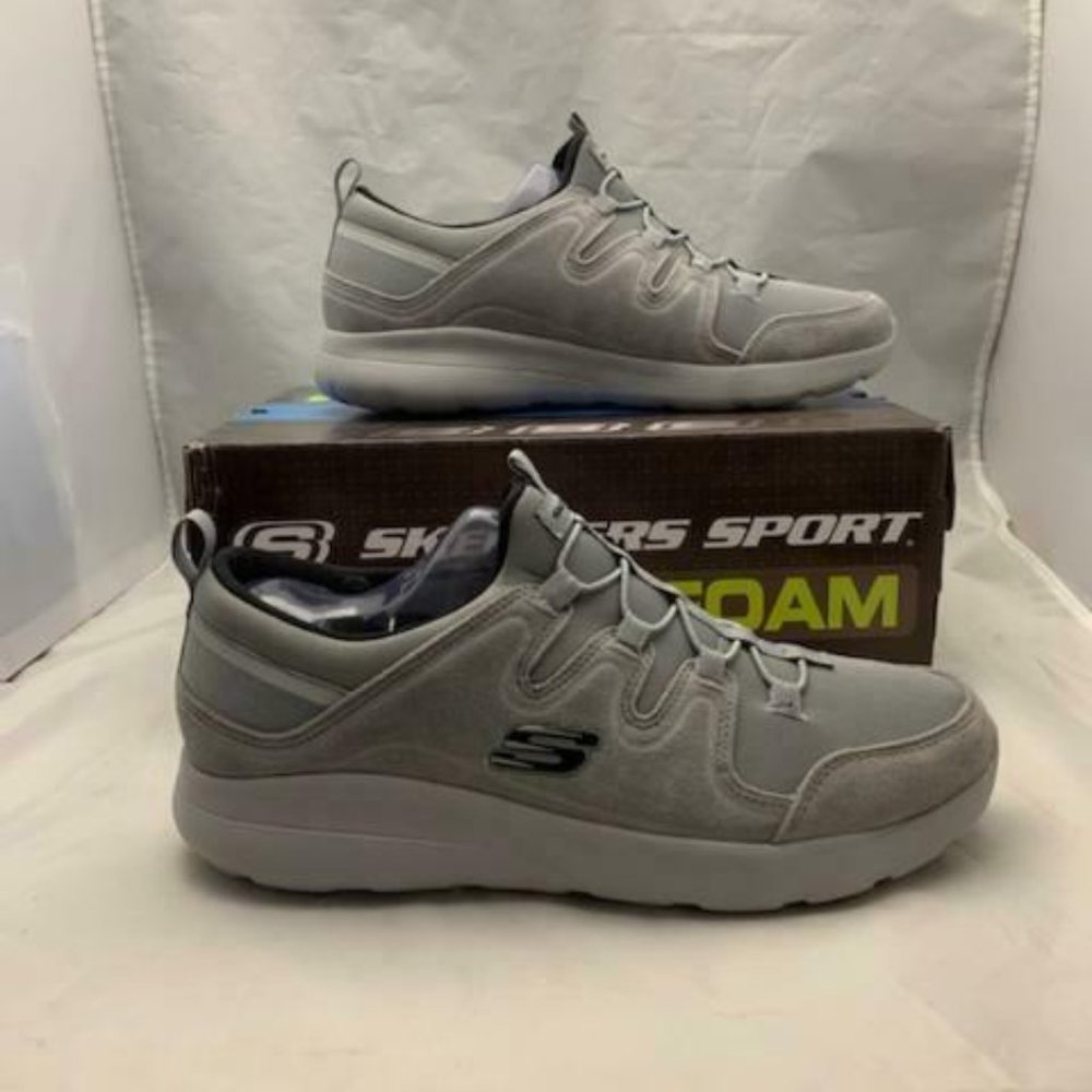 SKECHERS MEN'S NOTTER MEMORY FOAM SLIP ON SNEAKER